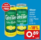 Aktuelle Bier Angebote bei Netto Marken-Discount in Herzogenrath Aktuelles Gösser Angebot bei Netto Marken-Discount in Herzogenrath ab 0,89 €