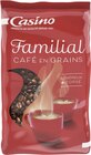 Café en grains Familial - CASINO en promo chez Géant Casino Vaulx-en-Velin à 7,25 €
