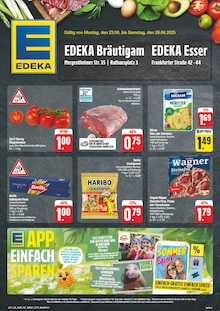 Aktueller EDEKA Prospekt "Wir lieben Lebensmittel!" Seite 1 von 8 Seiten für Würzburg