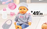 Jeanne mon bébé interactif 38 cm | 18 mois en promo chez JouéClub Jeanne mon bébé interactif 38 cm | 18 mois dans le catalogue JouéClub