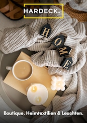 Aktueller HARDECK Prospekt mit Deko, "Boutique, Heimtextilien & Leuchten", Seite 1