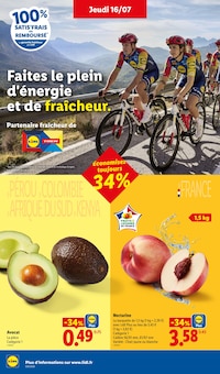 Catalogue Lidl, 16/07/2026 - 22/07/2026, L'ÉTÉ IMBATTABLE, 61 pages Prospectus Lidl en cours, "L'ÉTÉ IMBATTABLE", 61 pages