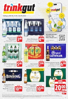 Bier im Trinkgut Prospekt "Aktuelle Angebote" mit 6 Seiten (Frankfurt (Main))