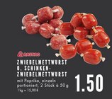 Aktuelles Zwiebelmettwurst o. Schinken-Zwiebelmettwurst Angebot bei EDEKA in Bochum ab 1,50 €