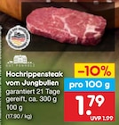 Aktuelle Steak Angebote bei Netto Marken-Discount in Hamburg Aktuelles Hochrippensteak vom Jungbullen Angebot bei Netto Marken-Discount in Hamburg ab 1,79 €