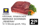 E center Düsseldorf - Original Spanischer Serrano Schinken "Reserva" Angebot im Prospekt Original Spanischer Serrano Schinken "Reserva" bei E center im Düsseldorf Prospekt für 2,29 €
