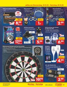 Dartscheibe im aktuellen Netto Marken-Discount Prospekt (Koblenz) Dartscheibe im Netto Marken-Discount Prospekt "Aktuelle Angebote" mit 64 Seiten (Koblenz)