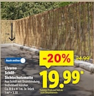 Schilf-Sichtschutzmatte von Livarno für 19,99 € bei Lidl im Angebot Schilf-Sichtschutzmatte von Livarno im aktuellen Lidl Prospekt