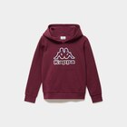 Sweat hoodie 1 poche Kappa bordeaux fille en promo chez La Halle Sweat hoodie 1 poche Kappa bordeaux fille dans le catalogue La Halle