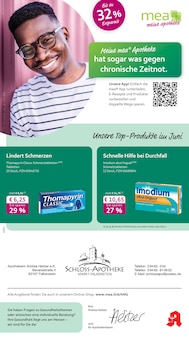 mea - meine apotheke Prospekt der Woche "Unsere Juni-Angebote" Seite 1, 01.06.2025 bis 30.06.2025 für Falkenstein Aktueller mea - meine apotheke Prospekt "Unsere Juni-Angebote" Seite 1 von 4 Seiten für Falkenstein