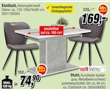 Aktuelles Esstisch oder Stuhl Angebot bei Opti-Megastore in Karlsruhe ab 169,00 €