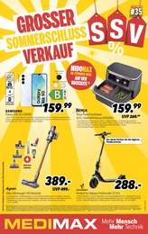 MEDIMAX Prospekt für Wallendorf: "GROSSER SOMMERSCHLUSS VERKAUF!", 8 Seiten, 22.08.2025 - 29.08.2025