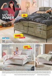 Aktueller Höffner Prospekt mit Boxspringbett, "MÖBELPOWER", Seite 8