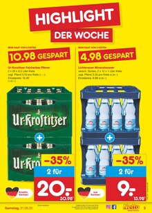 Bier im aktuellen Netto Marken-Discount Prospekt (Gera) Bier im Netto Marken-Discount Prospekt "Aktuelle Angebote" mit 63 Seiten (Gera)