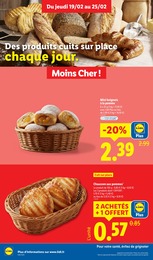 Prix et réduction Pâtisserie dans le prospectus Lidl en cours Offre Pâtisserie dans le catalogue Lidl du moment à la page 8