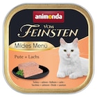 Animonda Cat Vom Feinsten Mildes Menue Pute & Lachs 100 g im Angebot bei Zookauf in Remscheid Animonda Cat Vom Feinsten Mildes Menue Pute & Lachs 100 g Angebote von Animonda bei Zookauf Remscheid für 0,79 €