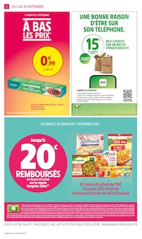 Catalogue Intermarché de la semaine 35, "LA RENTRÉE C'EST NUL ALORS ON VOUS LA REMBOURSE", page 2, 02/09/2025 - 14/09/2025 Prospectus Intermarché en cours, "LA RENTRÉE C'EST NUL ALORS ON VOUS LA REMBOURSE", page 2 sur 32