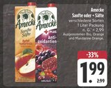 Sanfte Säfte Apfel naturtrüb im Angebot bei EDEKA in Amberg Sanfte Säfte Apfel naturtrüb Angebote von Amecke bei EDEKA Amberg für 1,99 €
