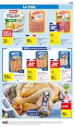 Prix et réduction Blanc De Poulet dans le prospectus Carrefour Market en cours Offre Blanc De Poulet dans le catalogue Carrefour Market du moment à la page 27