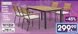 Gartengarnitur Rhodos Angebote von Juskys bei Netto Marken-Discount Ravensburg für 299,99 €