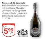 Aktuelles Prosecco DOC Spumante Angebot bei GLOBUS in Bochum ab 5,99 €
