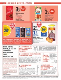 Offre Lindt dans le catalogue E.Leclerc du moment à la page 20