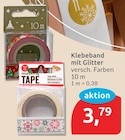 Klebeband mit Glitter für 3,79 € bei budni im Angebot Klebeband mit Glitter im aktuellen budni Prospekt
