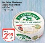 Ziegen-Camembert im Angebot bei GLOBUS in Oberursel Ziegen-Camembert Angebote von Der Grüne Altenburger bei GLOBUS Oberursel für 2,99 €