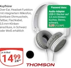 Kopfhörer im Angebot bei GLOBUS in Bochum Kopfhörer Angebote von Thomson bei GLOBUS Bochum für 9,99 €