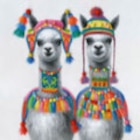 Kunstdruck „Lamas“ Angebote von Monée bei XXXLutz Möbelhäuser Brühl für 69,99 €