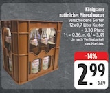 Aktuelles natürliches Mineralwasser Angebot bei E center in Würzburg ab 2,99 €
