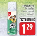 Sprührahne von GUT&GÜNSTIG für 1,29 € bei EDEKA im Angebot Sprührahne von GUT&GÜNSTIG im aktuellen EDEKA Prospekt