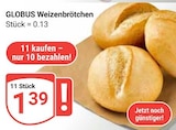 Aktuelles Weizenbrötchen Angebot bei GLOBUS in Krefeld ab 1,39 €
