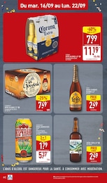 Offre Bière blonde dans le catalogue Aldi du moment à la page 22