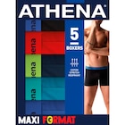 Boxers homme ''maxi colors'' - ATHENA en promo chez Carrefour Strasbourg à 19,99 €