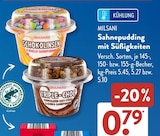 Schokolinsen & Vanille-Sahnepudding im ALDI SÜD Prospekt Schokolinsen & Vanille-Sahnepudding von MILSANI im aktuellen ALDI SÜD Prospekt für 0,79 €