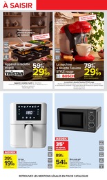Prix et réduction Micro-Ondes Grill dans le prospectus Carrefour en cours Offre Micro-Ondes Grill dans le catalogue Carrefour du moment à la page 56