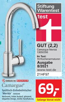 Spültisch-Einhebelmischer Angebot in Laudenbach, Bergstr im aktuellen Prospekt bei BAUHAUS in Laudenbach, Bergstr