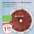 Bio Salami Angebote von Wiltmann bei GLOBUS Völklingen für 1,99 €