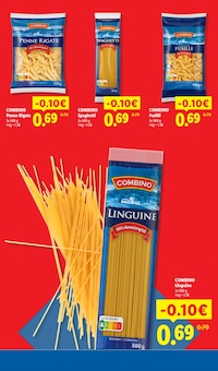 Nudeln im Lidl Prospekt "Der Preisführer macht Deutschland dauerhaft günstiger!" mit 38 Seiten (Bochum)