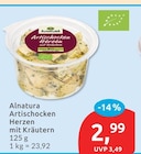 Artischocken Herzen mit Kräutern von Alnatura im aktuellen budni Prospekt
