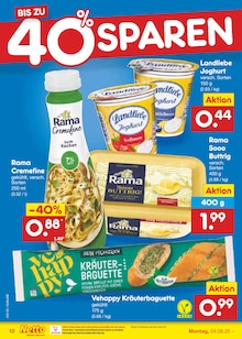 Butter im aktuellen Netto Marken-Discount Prospekt (Aachen) Butter im Netto Marken-Discount Prospekt "Aktuelle Angebote" mit 57 Seiten (Aachen)
