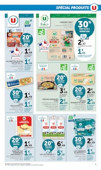 Promotion Lait dans le prospectus U Express, valable du 13/10/2026 au 25/10/2026 Promo Lait dans le catalogue U Express du moment à la page 5