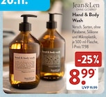 Hand & Body Wash im ALDI SÜD Prospekt Hand & Body Wash von Jean & Len im aktuellen ALDI SÜD Prospekt für 8,99 €