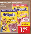 Schoko oder Erdbeere Angebote von Nesquik bei Netto Marken-Discount Filderstadt für 1,99 €