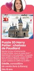Puzzle 3D Harry Potter : chateau de Poudlard dans le catalogue Cultura