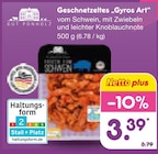 Geschnetzeltes „Gyros Art“ von Gut Ponholz im aktuellen Netto Marken-Discount Prospekt für 3,39 €