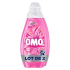 Lessive liquide "Lot de 2" - OMO MON CYCLE COURT PARFUMÉ en promo chez Carrefour Market Bezons à 12,39 €
