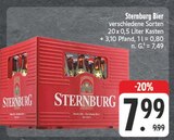 Bier im Angebot bei EDEKA in Annaberg-Buchholz Bier Angebote von Sternburg bei EDEKA Annaberg-Buchholz für 7,99 €