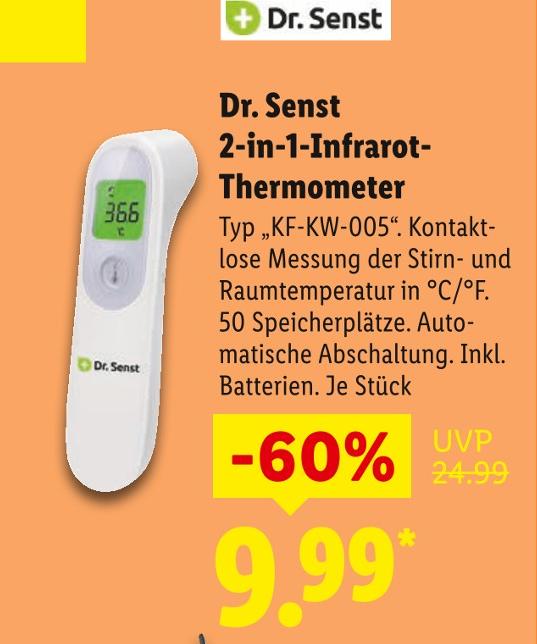 2-in-1-Infrarot-Thermometer